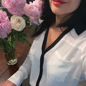 Express Button Down Blouse